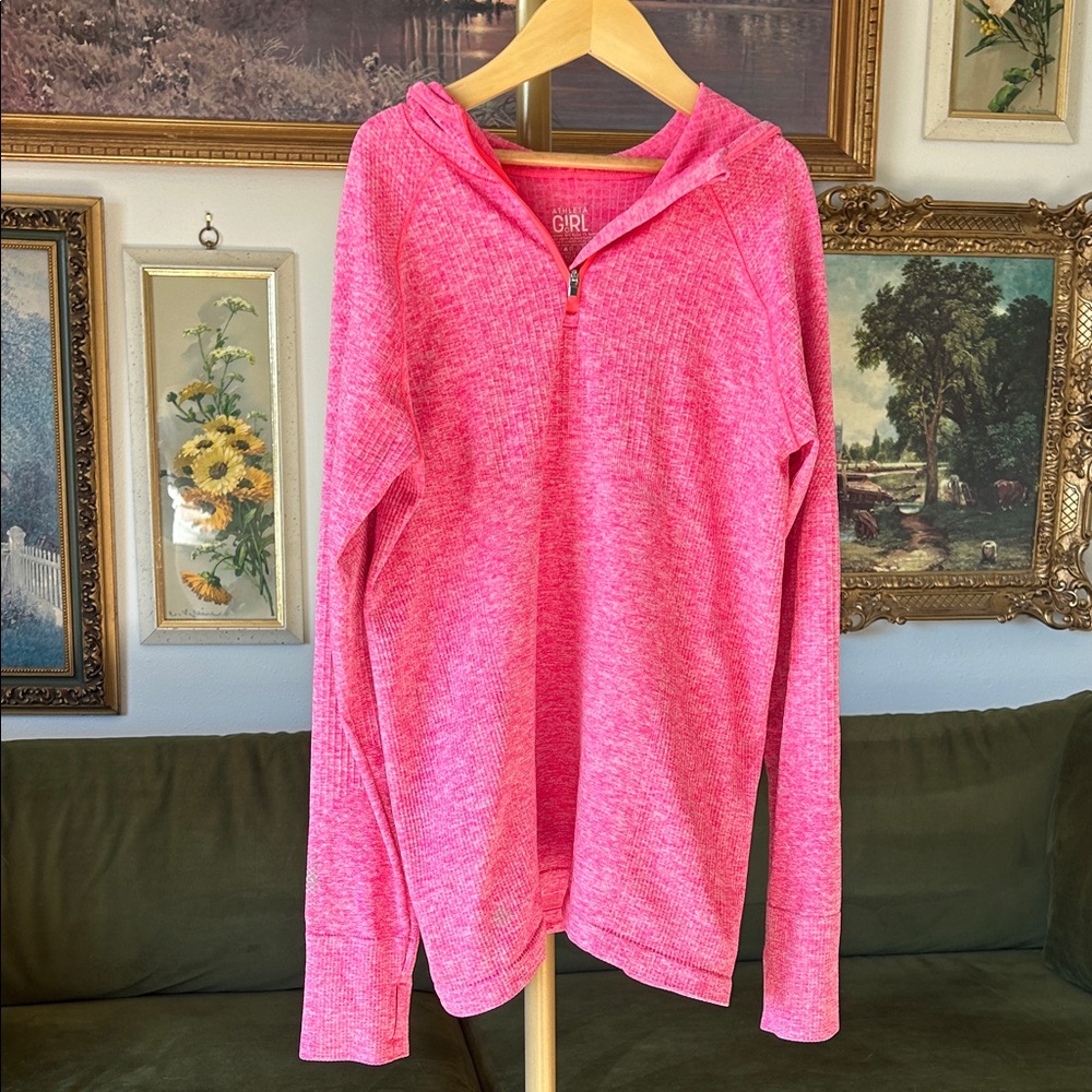 Athleta Bright Pink Girls Hoodie